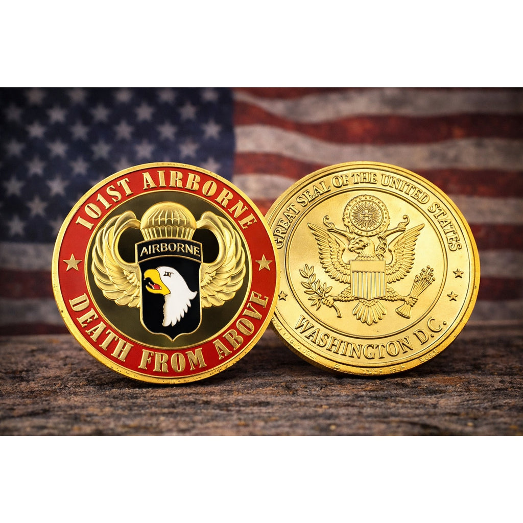 U.S. Army 101st Airborne Challenge Coin ·FAST SHIPPING· ·NEW·