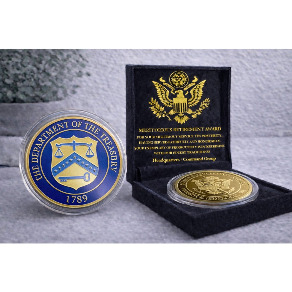 United States Government Department of the Treasury w/ Retirement Award