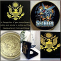 US Navy Seabees Challenge Coin "Constuimus Batuimimus" We Build-We Fightu USA