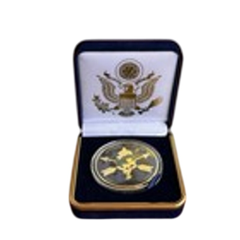 Department of Energy (DOE) Challenge Coin With Blue Velvet Case. Fast Shipping!