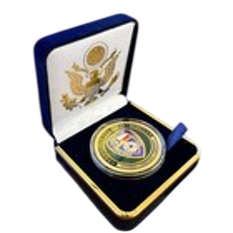 Department of Energy (DOE) Challenge Coin With Blue Velvet Case. Fast Shipping!