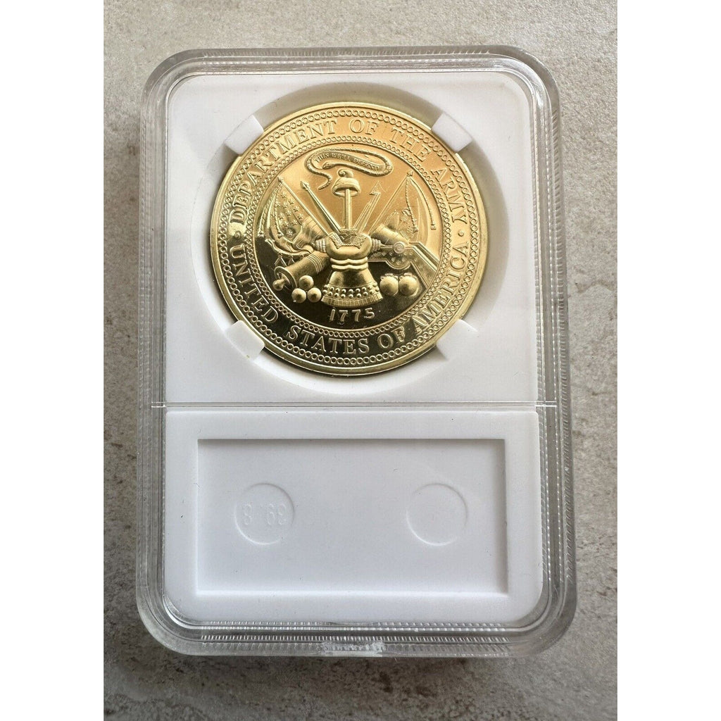 US ARMY 82nd Airborne Division "All The Way" Challenge Coin With Case