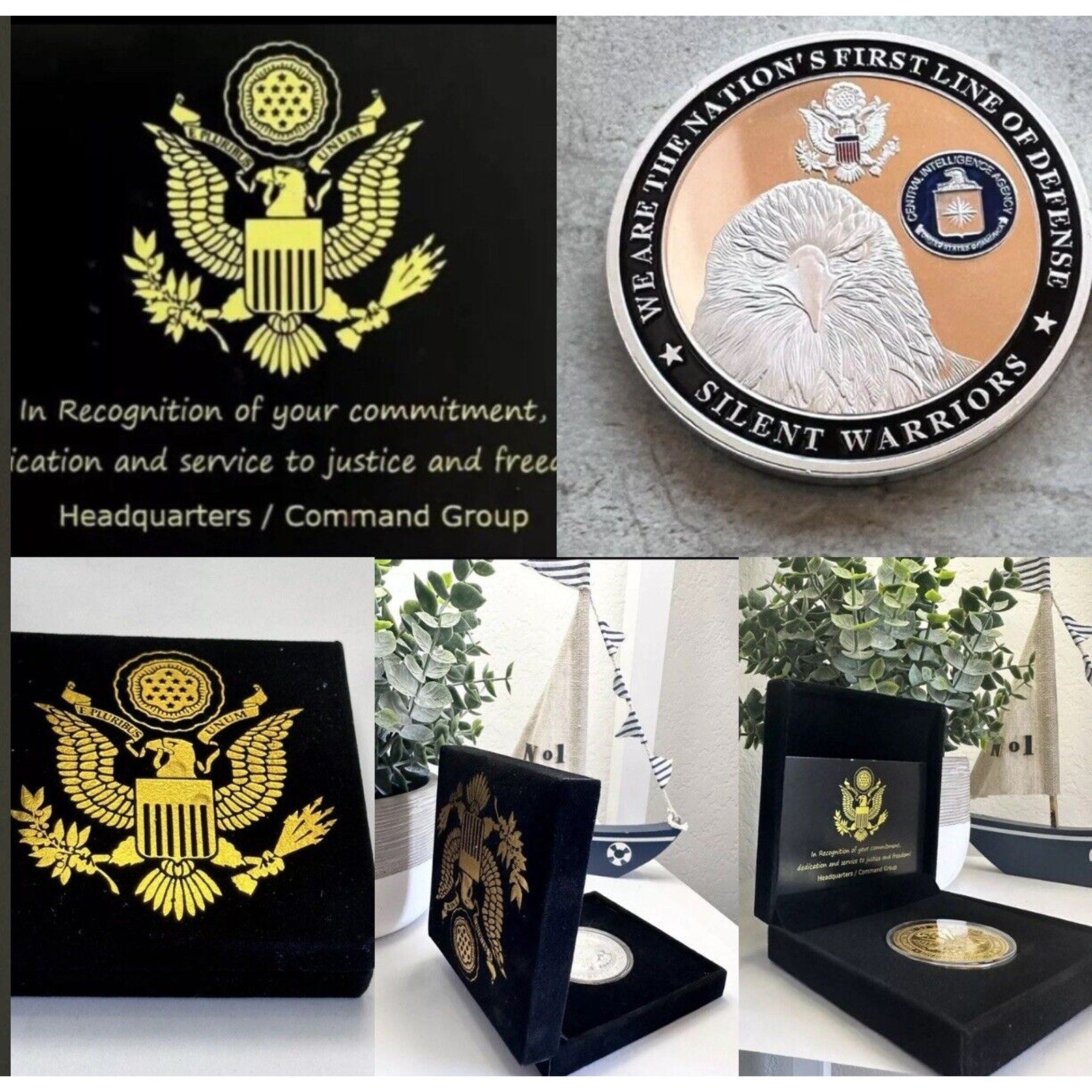 USA CIA We Are The Nation's Fl Challenge Coin US