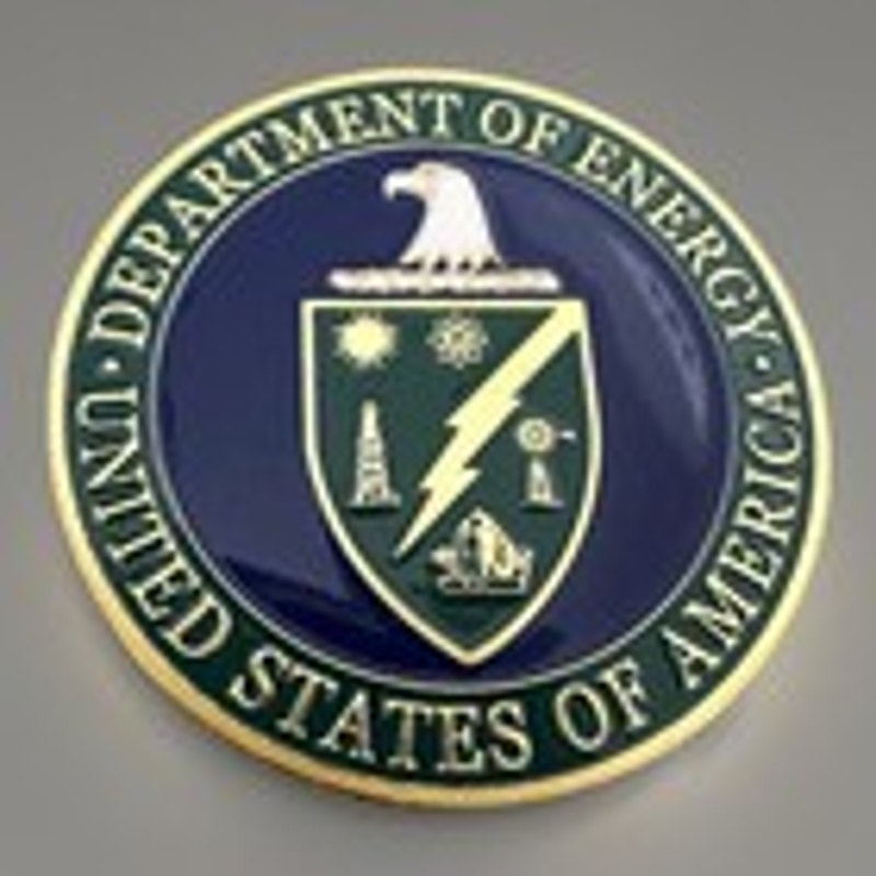 Department of Energy (DOE) Challenge Coin With Blue Velvet Case. Fast Shipping!