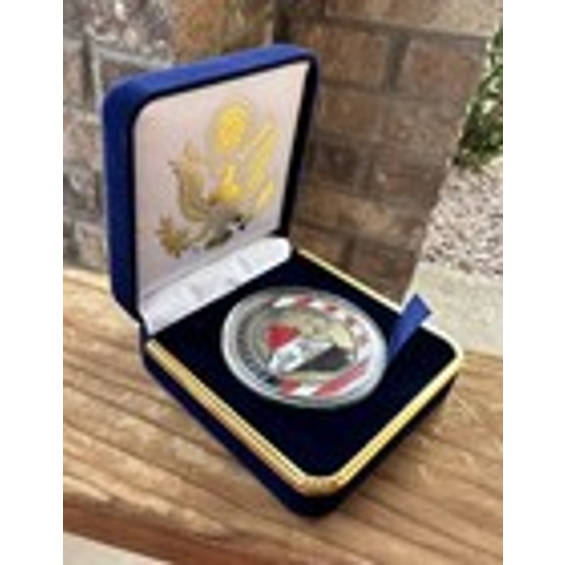 Department of Energy (DOE) Challenge Coin With Blue Velvet Case. Fast Shipping!