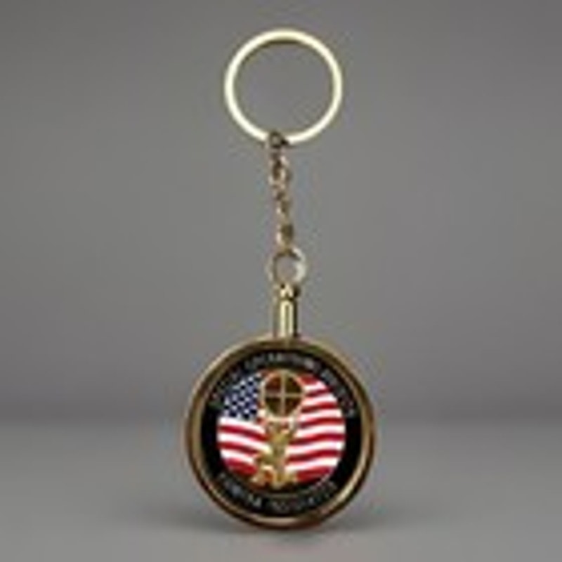 United States Secret Service Counter Sniper Team Challenge Coin Keychain