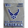 UNITED STATES AIR FORCE VETERAN LOGO USAF Vinyl Window Decal/Sticker BLUE/WHITE