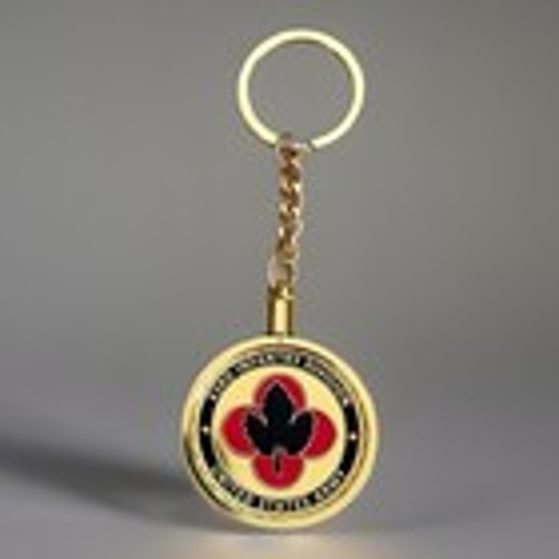 US ARMY 43rd INFANTRY DIVISION Challenge Coin Keychain. Fast Shipping!