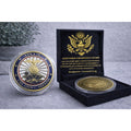 US NAVY USS JOHN C. STENNIS CVN-74 Challenge Coin USN w/ Retirement Award