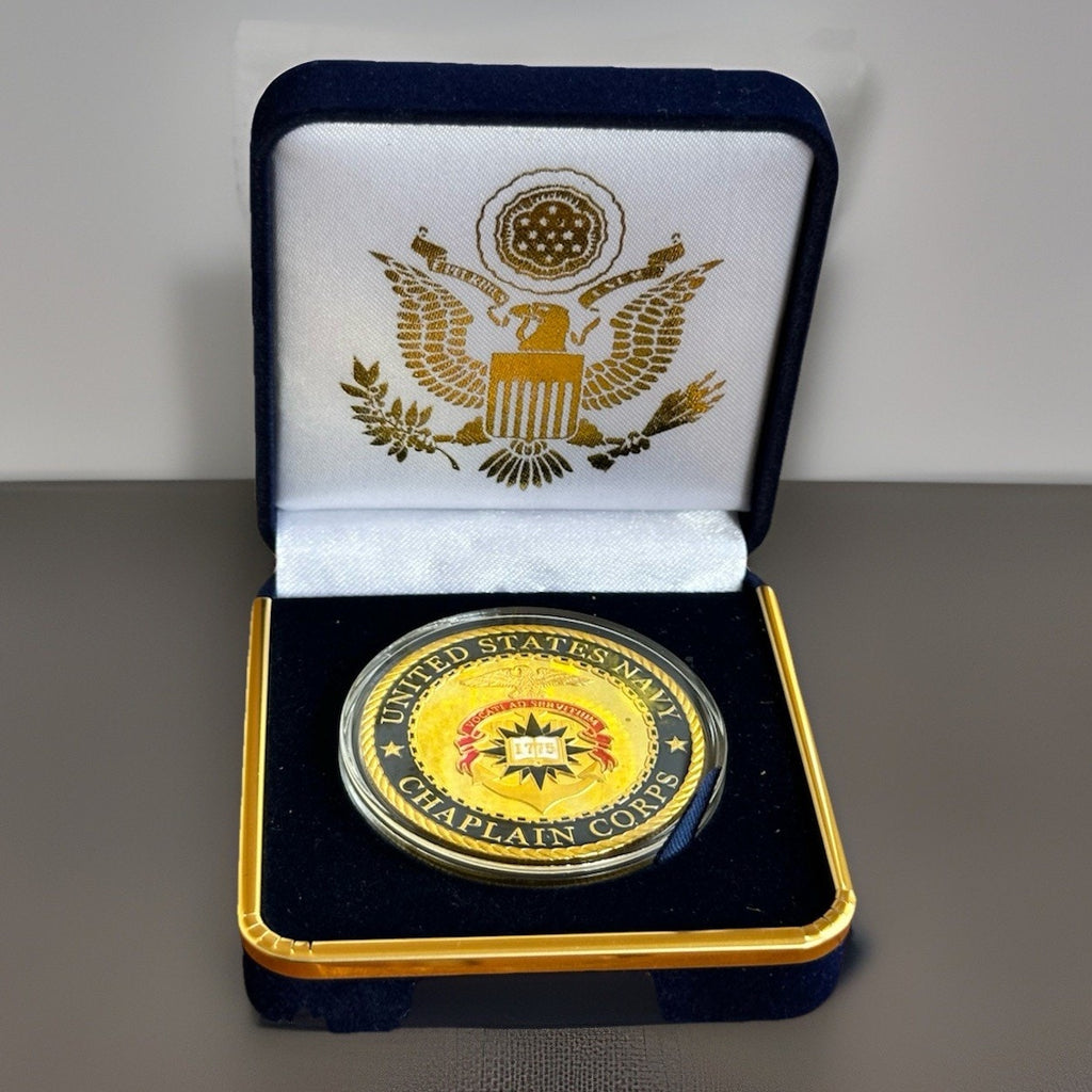 Department of Energy (DOE) Challenge Coin With Blue Velvet Case. Fast Shipping!