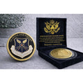 AIR FORCE GLOBAL UNIFIED STRIKE COMMAND Challenge Coin USAF w/ Retirement Award