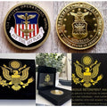 AIR FORCE 1st SPECIAL OPERATIONS WING Coin With Retirement Award