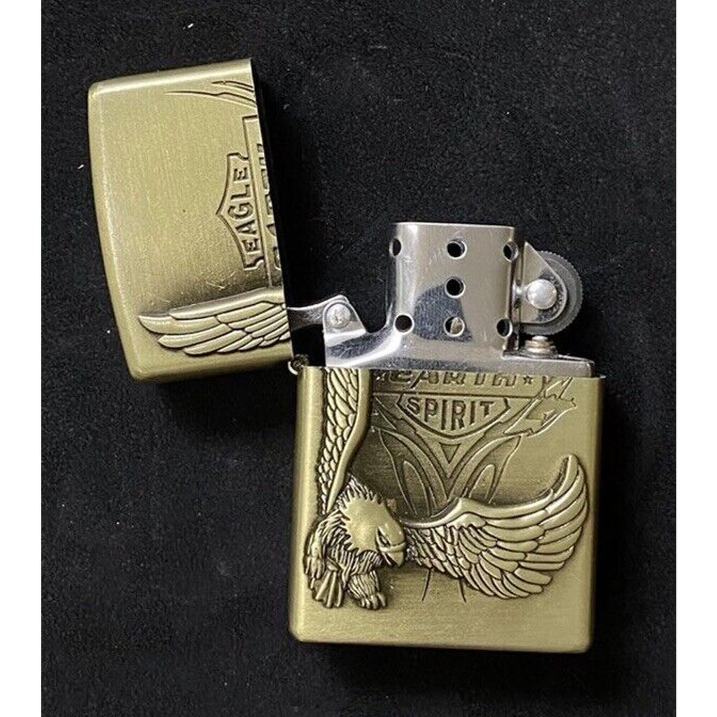 Military American Bold Eagle Lighter Deep Quality Engraved Zippo Unbranded