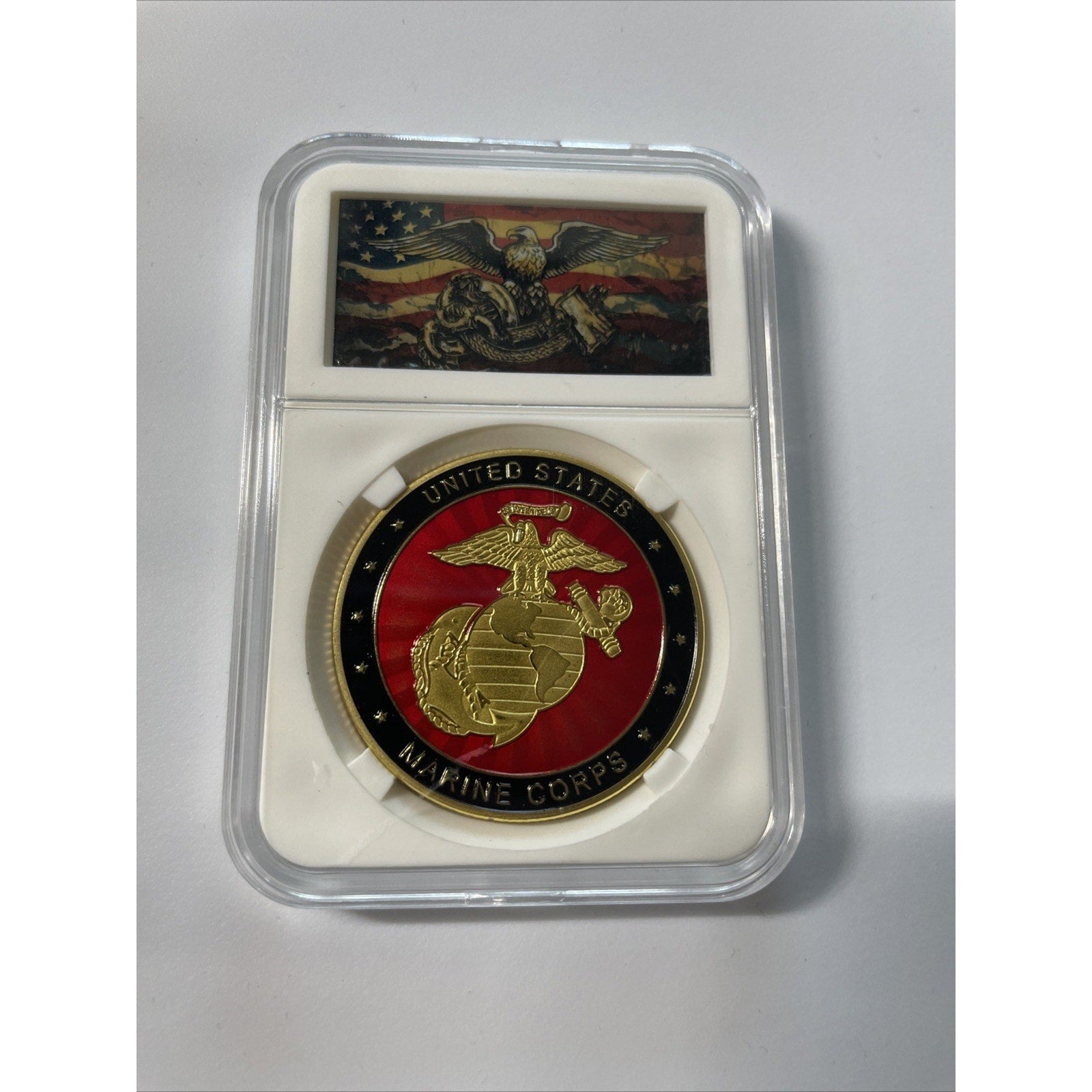 NEW U.S. Marine Corps Rifleman's Creed Challenge Coin.