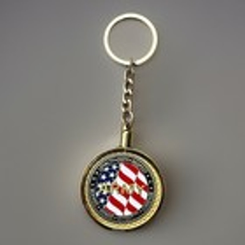 US Army Veteran Challenge Coin Keychain . Fast Shipping! Perfect Gift!
