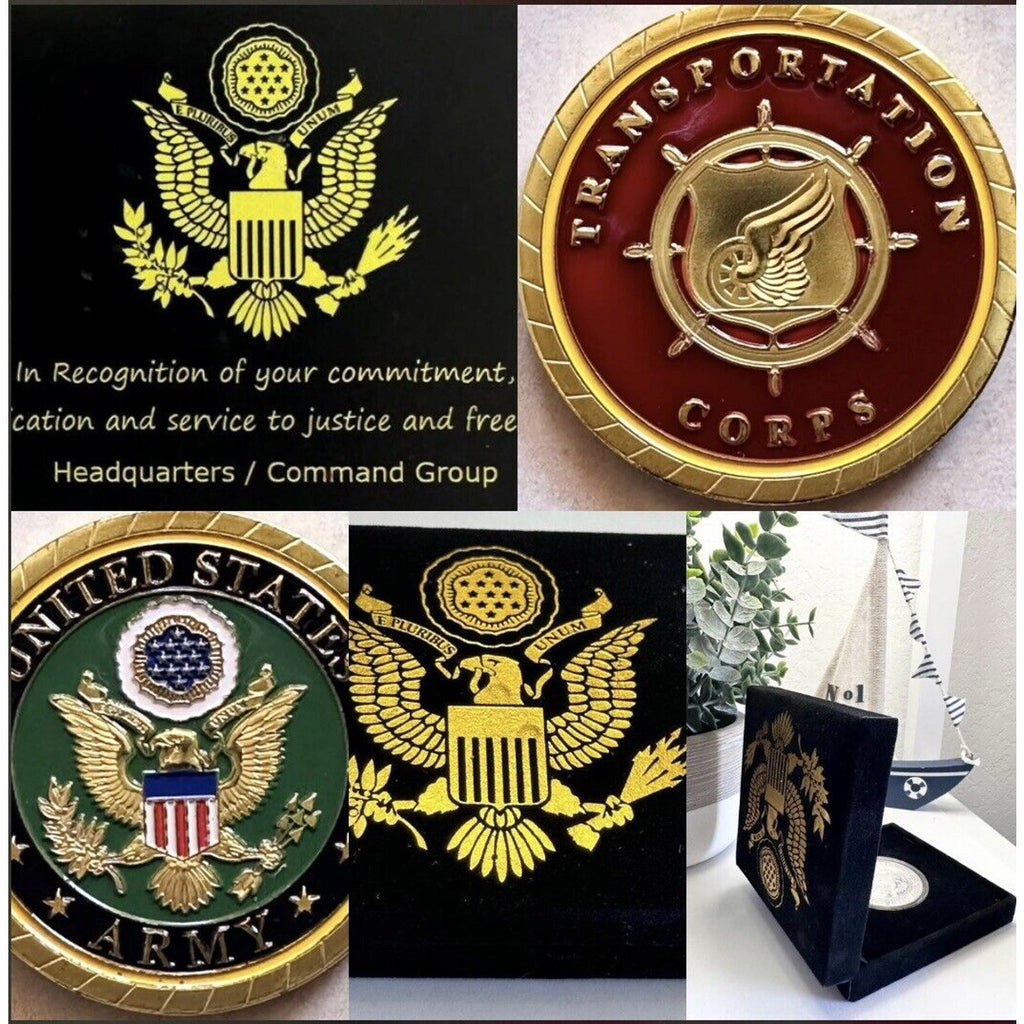 ARMY TRANSPORTATION CORPS 1.5” CHALLENGE COIN USA Amy