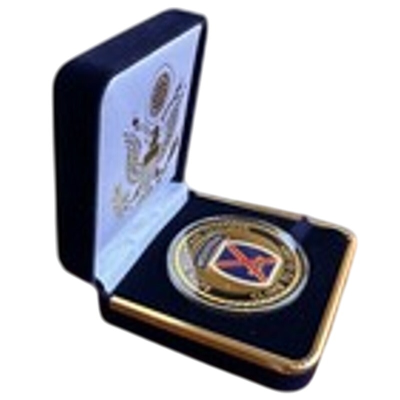Department of Energy (DOE) Challenge Coin With Blue Velvet Case. Fast Shipping!
