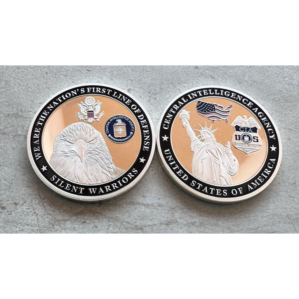 CIA Challenge Coin🌟 United States SILENT WARRIORS Central Intelligence Agency