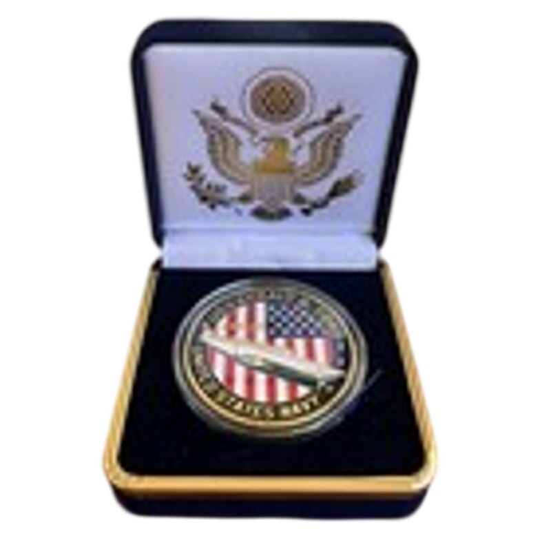 Department of Energy (DOE) Challenge Coin With Blue Velvet Case. Fast Shipping!