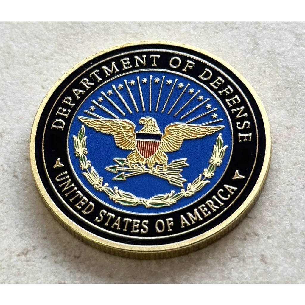 DOD Department Of Defense Military Pentagon Challenge Coin