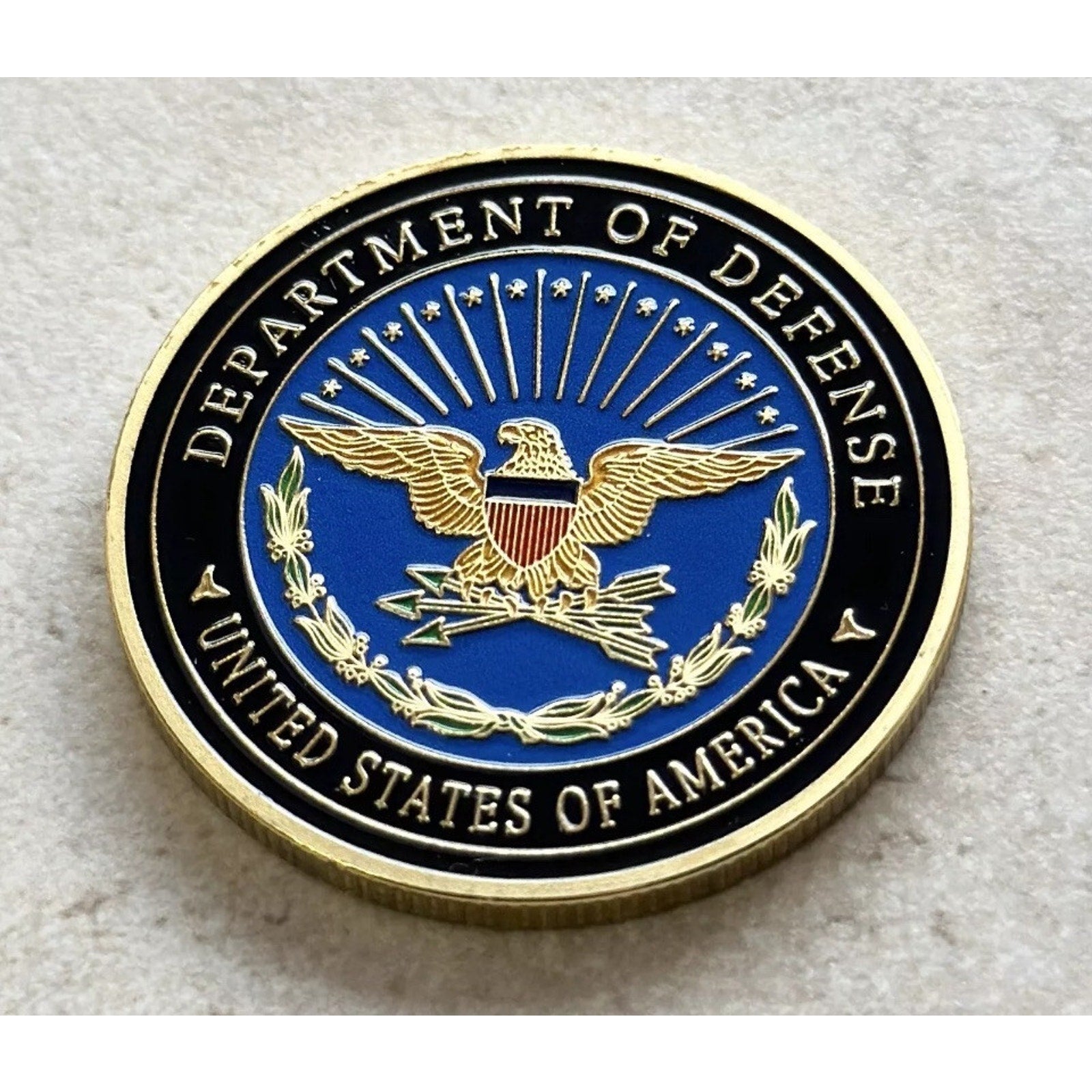 DOD Department Of Defense Military Pentagon Challenge Coin