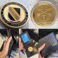 U S ARMY 5th SPECIAL FORCES GROUP (Airborne) With Credential coin holder wallet