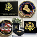 IRAQ VETERAN (1990 Gulf War 1990) Come With Beautiful Velvet Case US ARMY