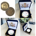 DOE US Department of ENERGY US Government Challenge Coin - With President Box