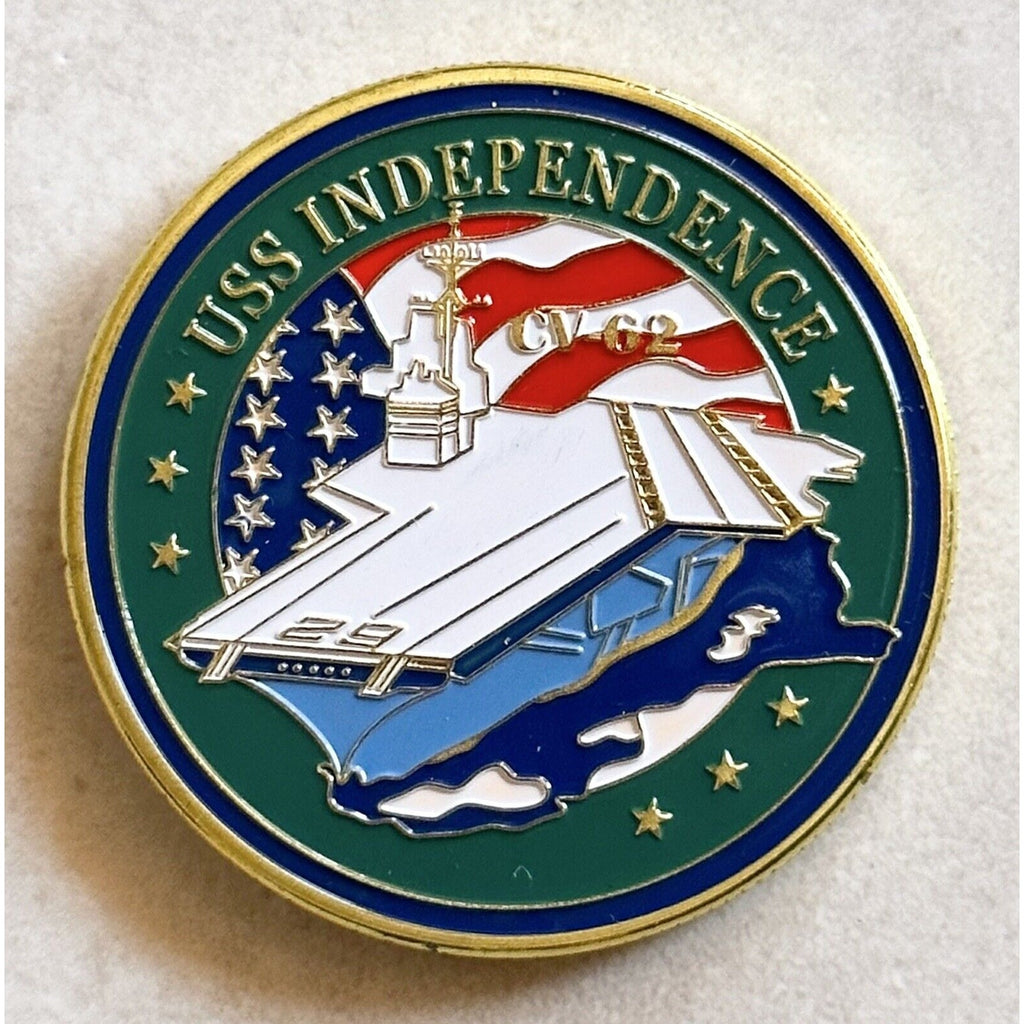 US NAVY - USS INDEPENDENCE CV-62 Challenge Coin .USN
