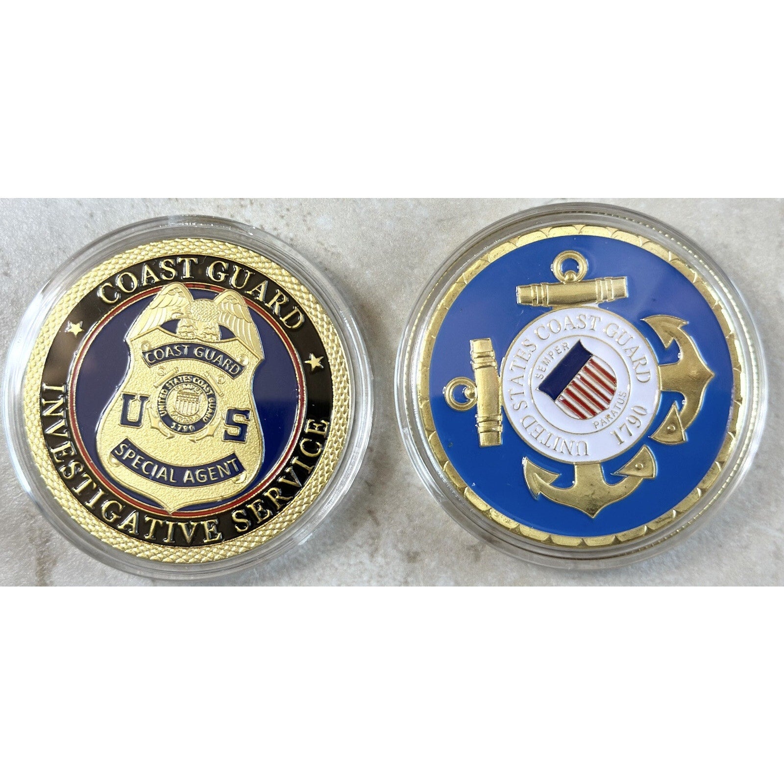 U.S. COAST GUARD Investigation Service Special Agent w/ Retirement Award