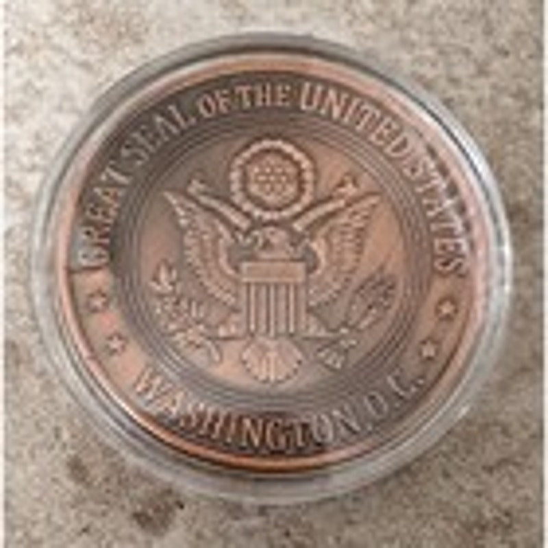 Department of Energy (DOE) Challenge Coin With Blue Velvet Case. Fast Shipping!