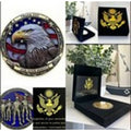 Veterans Challenge Coin - Honoring All Who Served | Veterans Coin With Case.