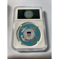 * US Coast Guard Challenge Coin Death Smiles at Eberyone-The CG Smiles Back Coin
