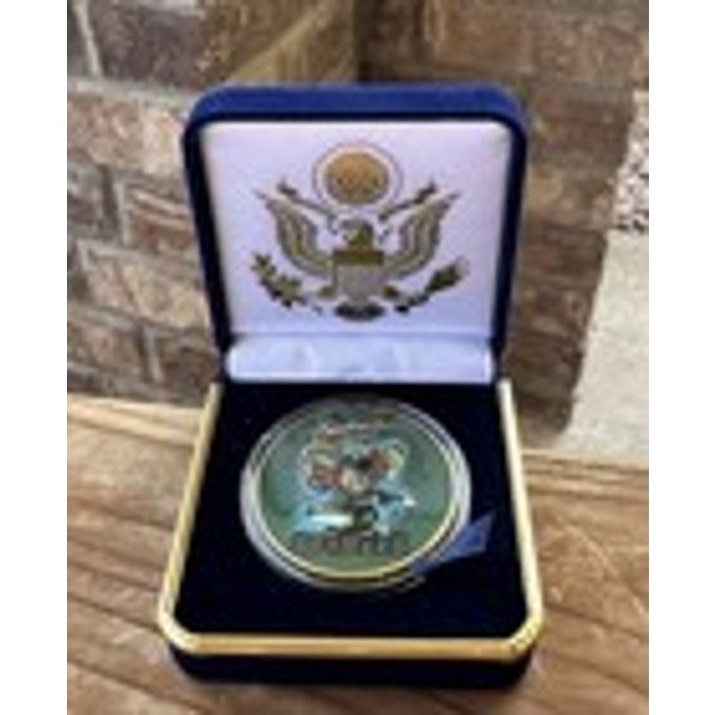 Department of Energy (DOE) Challenge Coin With Blue Velvet Case. Fast Shipping!