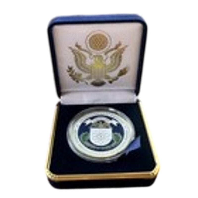 Department of Energy (DOE) Challenge Coin With Blue Velvet Case. Fast Shipping!