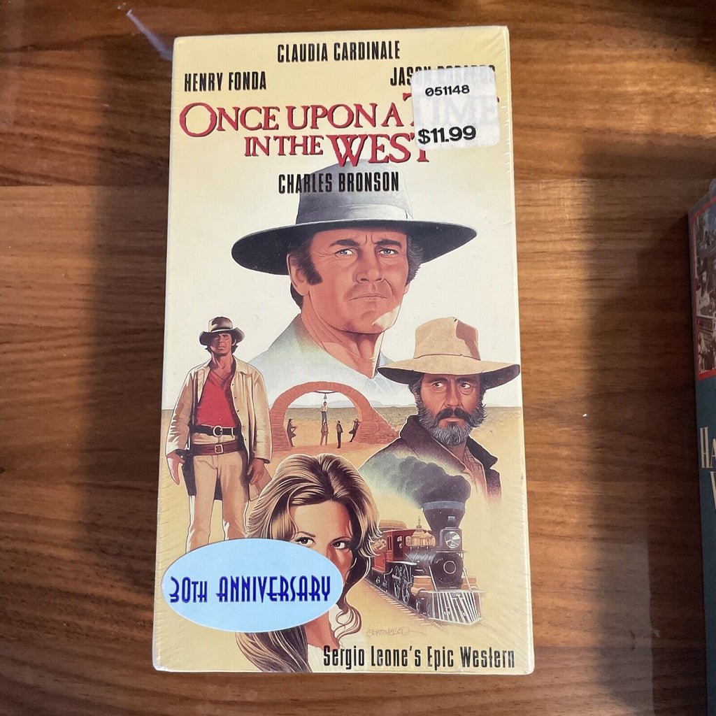 Sealed brand New Once Upon a Time in the West (VHS, 1997, 2-Tape Set)