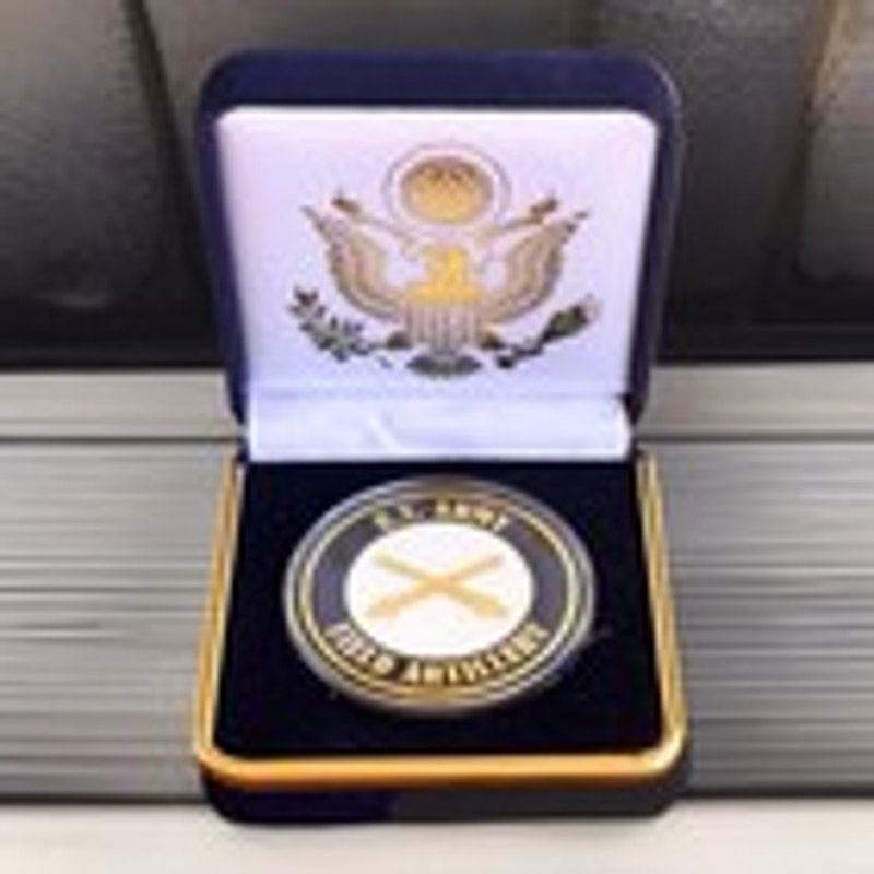 Department of Energy (DOE) Challenge Coin With Blue Velvet Case. Fast Shipping!