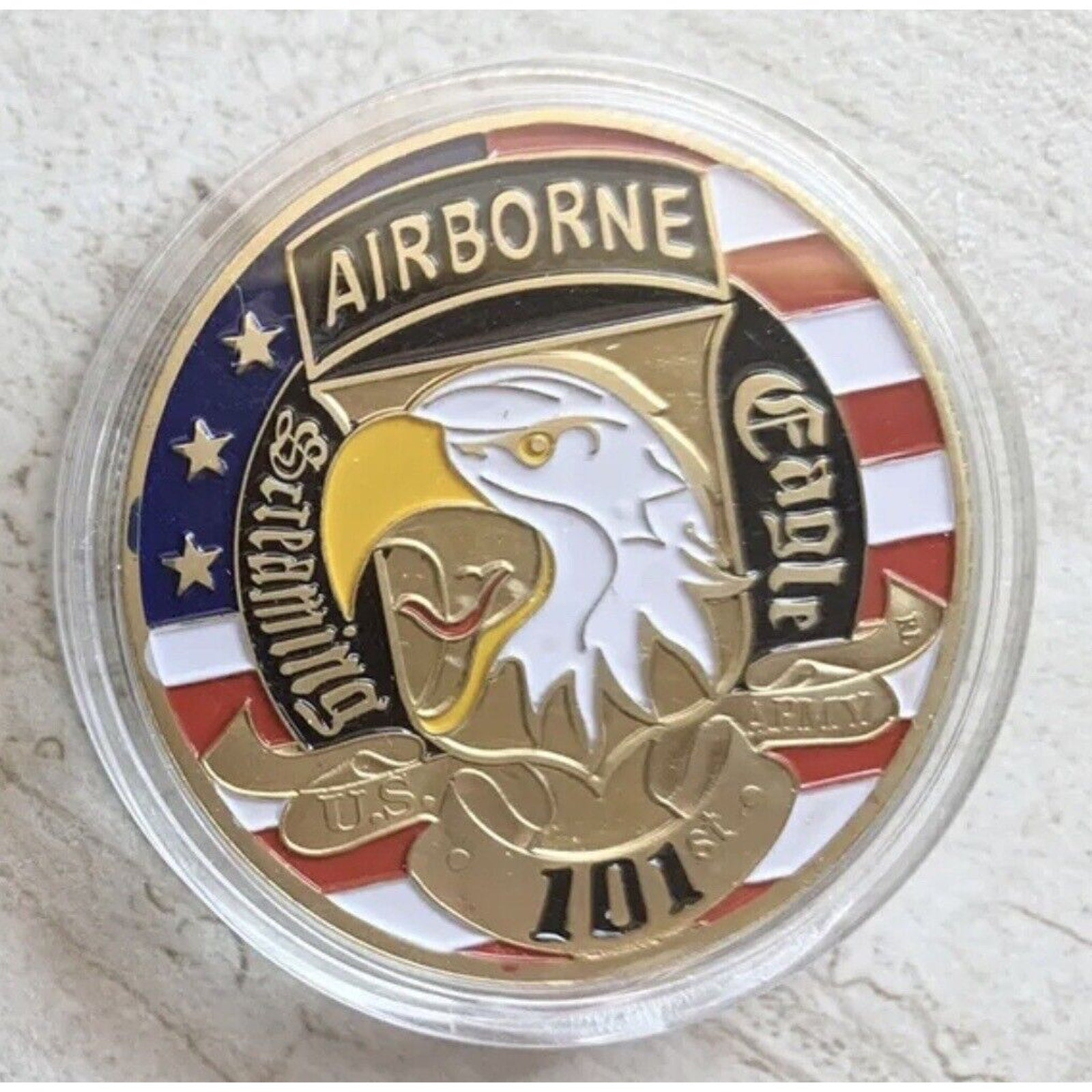 Lot Of 2 95th Civil Affairs Brigade And 101st Airborne Challenge Coin USA Army