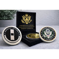 UNITED STATES ARMY WARRANT OFFICER 1 CHALLENGE COIN w/ Achievement Award