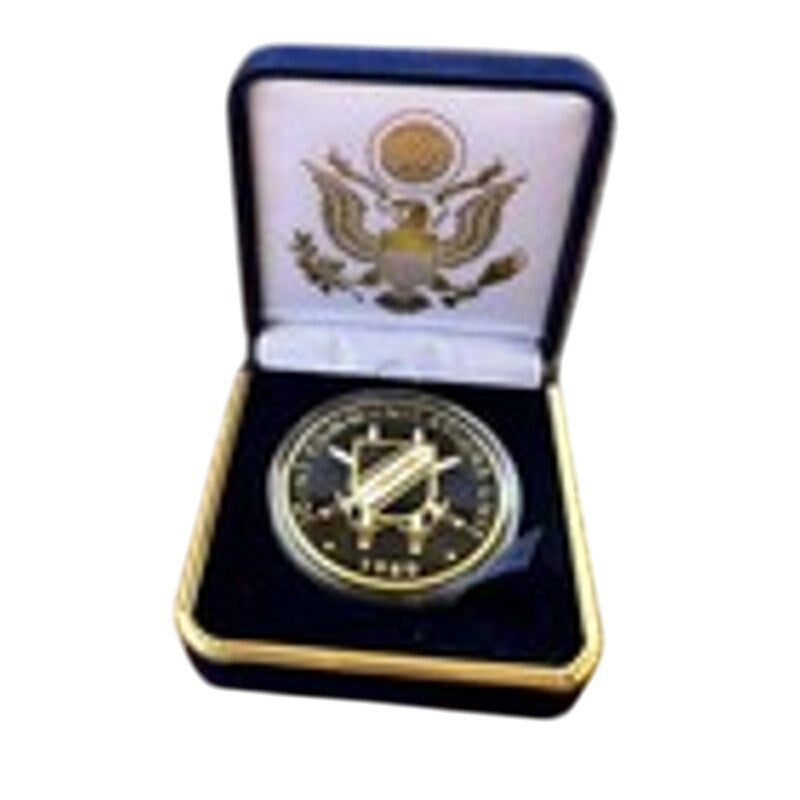 Department of Energy (DOE) Challenge Coin With Blue Velvet Case. Fast Shipping!