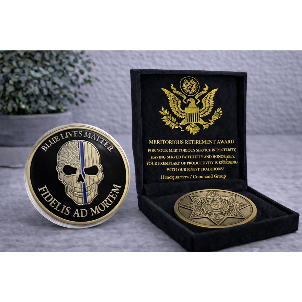 San Bernardino Police Officers County CA Sheriff Coroner w/ Retirement Award