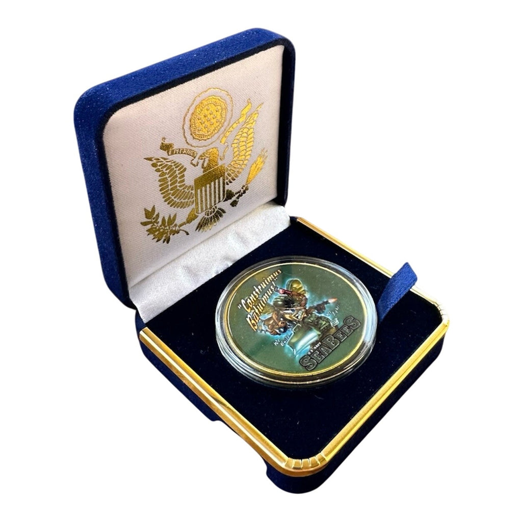 Department of Energy (DOE) Challenge Coin With Blue Velvet Case. Fast Shipping!