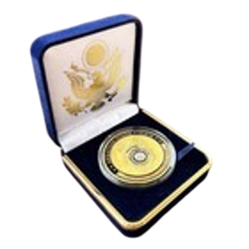 Department of Energy (DOE) Challenge Coin With Blue Velvet Case. Fast Shipping!