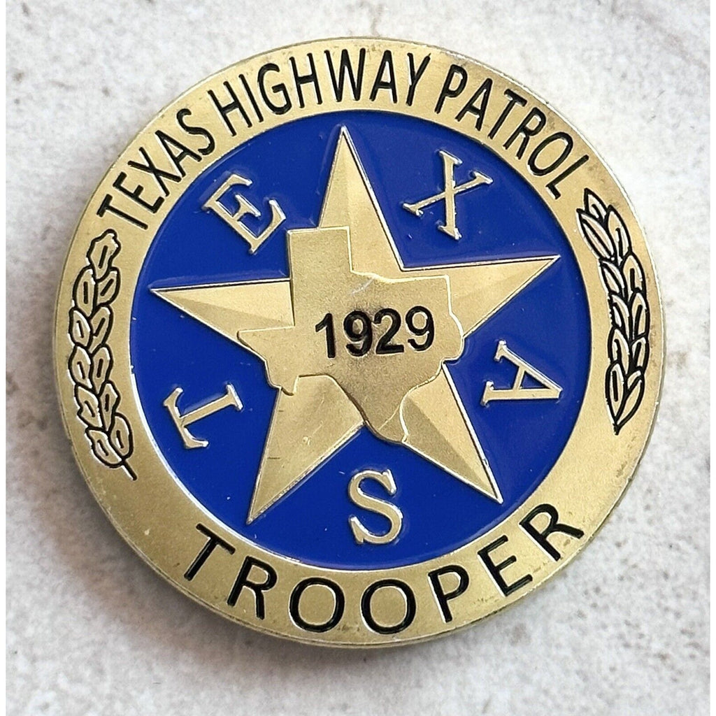 TEXAS TX HIGHWAY PATROL Trooper Badge Challenge Coin