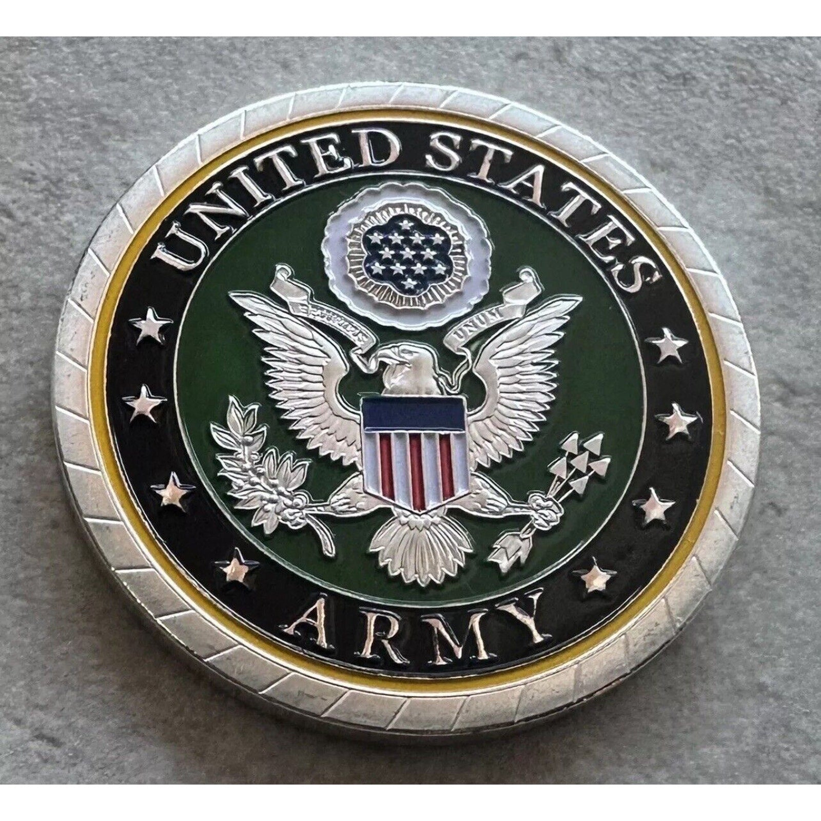 2pcs Army Rank Captain O-3 And COLONEL ARMY MITALY CHALLENGE COIN