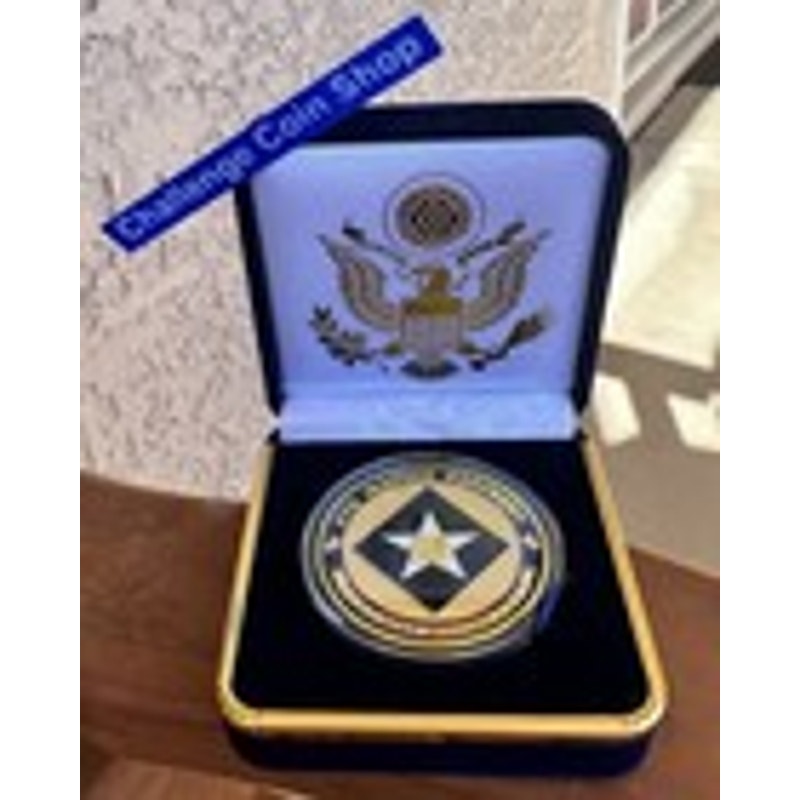 Department of Energy (DOE) Challenge Coin With Blue Velvet Case. Fast Shipping!