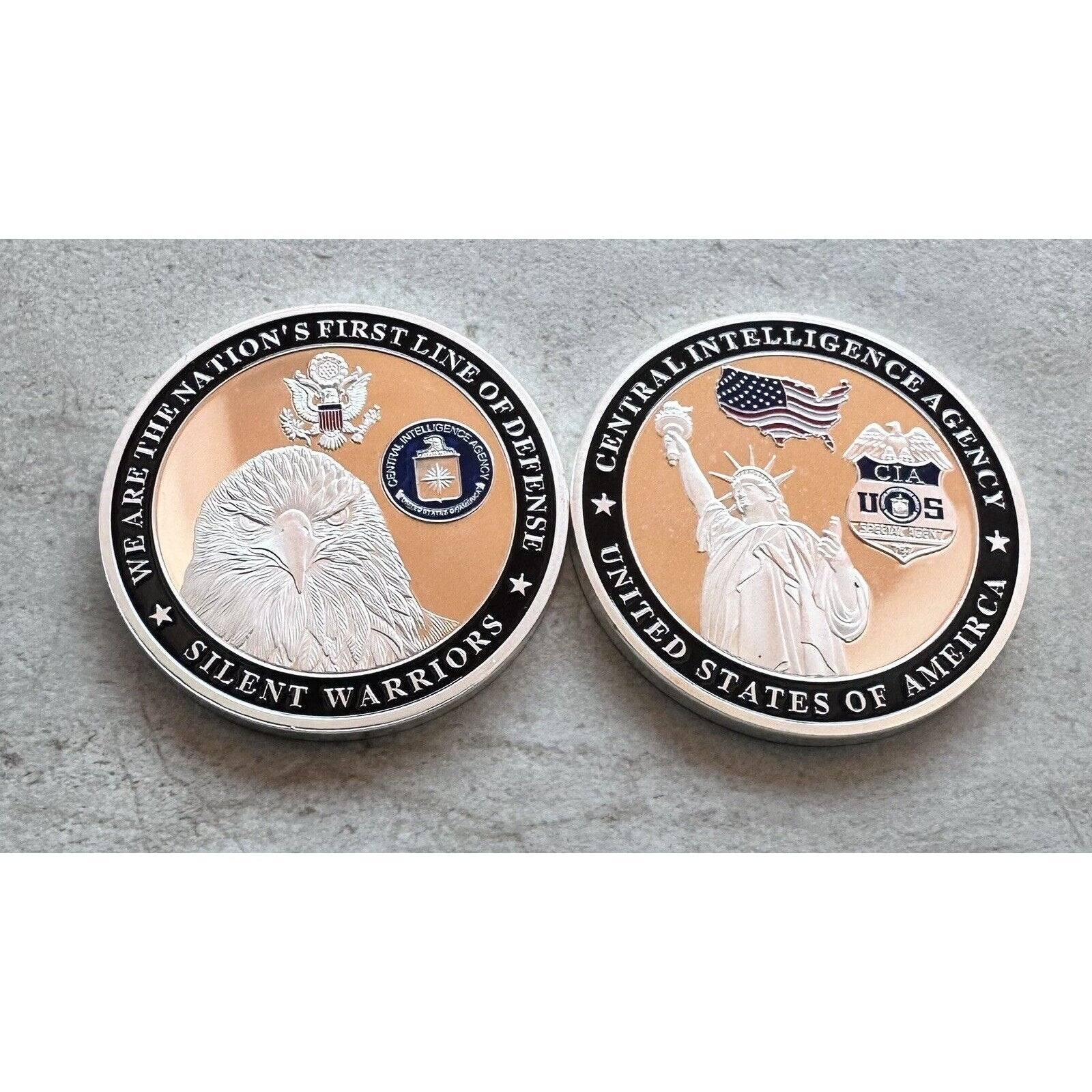 USA CIA We Are The Nation's Fl Challenge Coin US