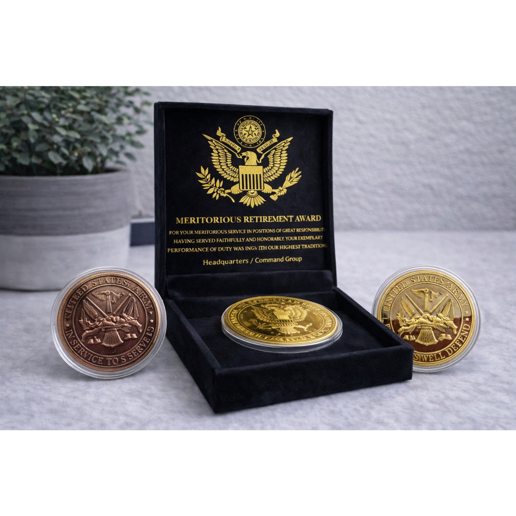 US ARMY MILITARY POLICE Retirement Award. Fast Shipping! New!