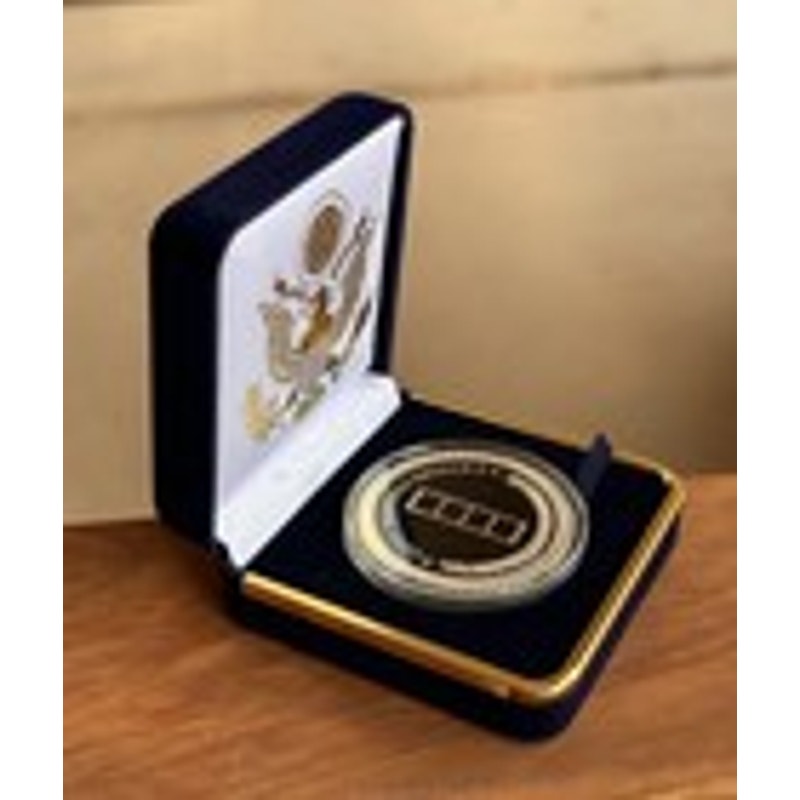 Department of Energy (DOE) Challenge Coin With Blue Velvet Case. Fast Shipping!