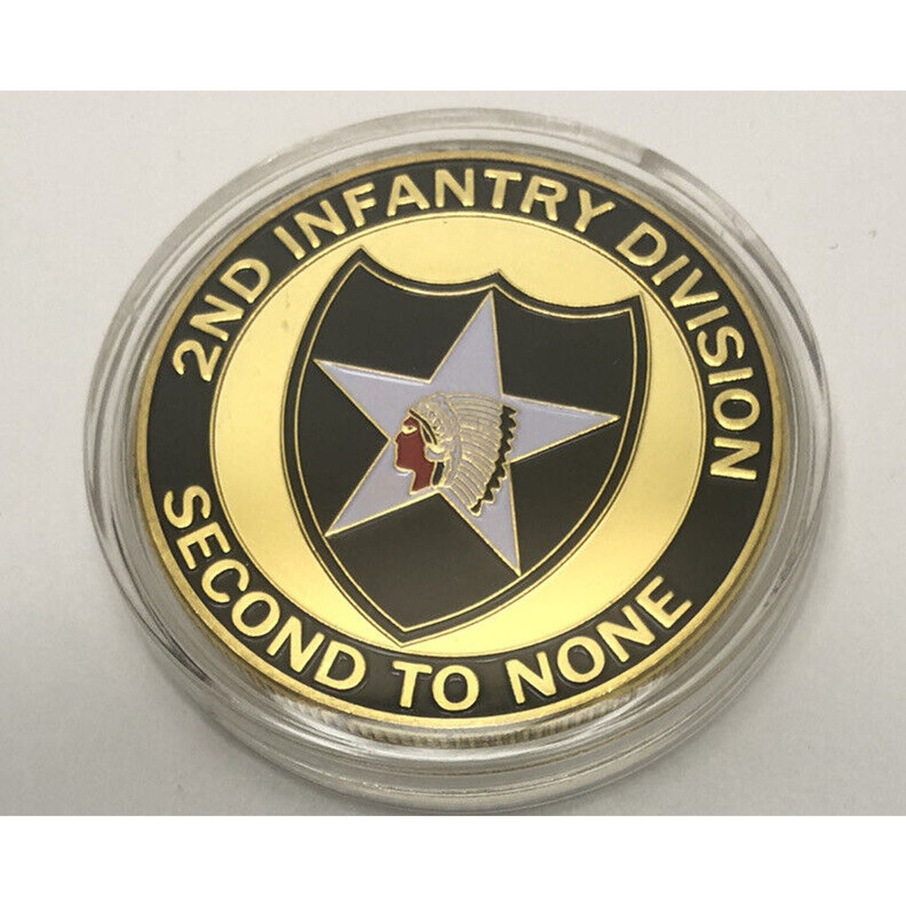 us army challenge coins 2nd Infatntry division fast ship USA amy